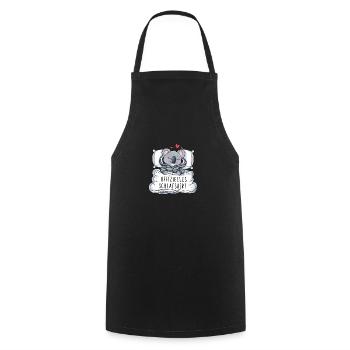 Official Sweet Koala Sleep Shirt - Cooking Apron - black - Front - AI Model Male 185 dark (185cm)