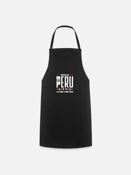 Peru Peruaner Geschenk - Kochschürze - Schwarz
