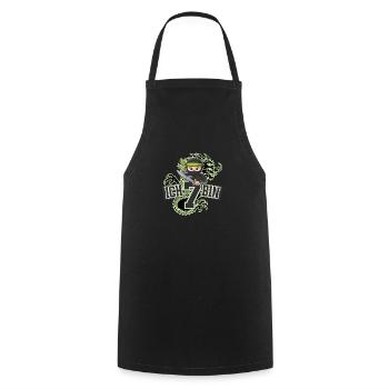 Ich Bin 7 Ninja Geburtstagsshirt - Kochschürze - Schwarz - Vorne - AI Model Male 185 dark (185cm)