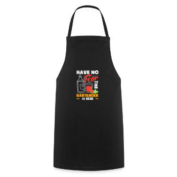 Lustiger Barkeeper Spruch Barkeeper Geschenk - Kochschürze - Schwarz - Vorne - AI Model Male 185 dark (185cm)