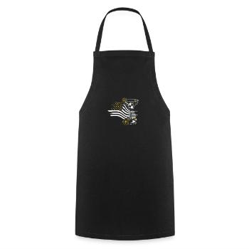 Lustiger Barkeeper Spruch Barkeeper Geschenk - Kochschürze - Schwarz - Vorne - AI Model Male 185 dark (185cm)