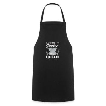 Lustiger Barkeeper Spruch Barkeeper Geschenk - Kochschürze - Schwarz - Vorne - AI Model Male 185 dark (185cm)