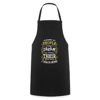 Helping to save everyday heroes - Cooking Apron - black - Front - AI Model Male 185 dark (185cm)