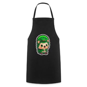 Igel Kostüm St Patrick Kawaii lustig - Kochschürze - Schwarz - Vorne - AI Model Male 185 dark (185cm)