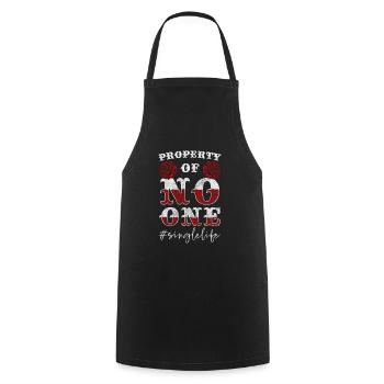 Relationship Partner Love - Cooking Apron - black - Front - AI Model Male 185 dark (185cm)