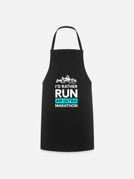 Marathon Ausdauer Jogger Sprint - Kochschürze - Schwarz