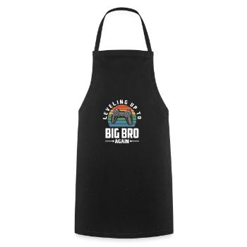 I'm Going to Be Big Brother Gamer Gaming Again - Cooking Apron - black - Front - AI Model Male 185 dark (185cm)
