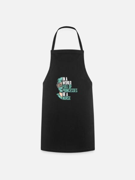 Infirmière infirmière - Tablier de cuisine - noir