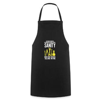 Funny Woodworker Carpenter Carpenter Carpenter - Cooking Apron - black - Front - AI Model Male 185 dark (185cm)