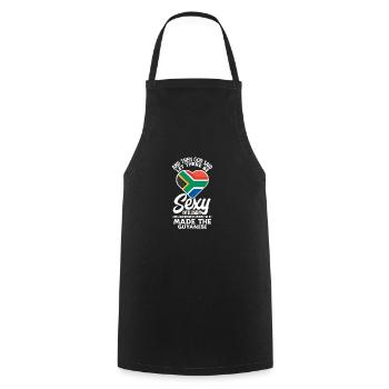 Lustiges Geschenk Zum Guyanischen Erbe - Kochschürze - Schwarz - Vorne - AI Model Male 185 dark (185cm)