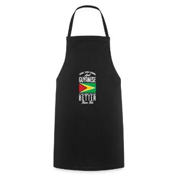 Smart Good Looking And Guyanese - Cooking Apron - black - Front - AI Model Male 185 dark (185cm)