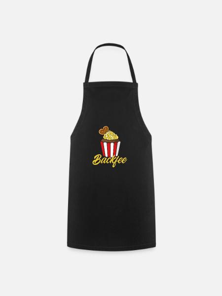 Backfee Lustiges Backen Bäckerin Bäcker Geschenk - Kochschürze - Schwarz