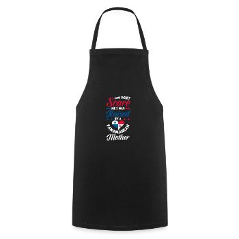 Lustiges Panama Panamaer Panamaerin Geschenk - Kochschürze - Schwarz - Vorne - AI Model Male 185 dark (185cm)