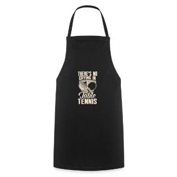 Fun Table Tennis Gift - Cooking Apron - black - Front - AI Model Male 185 dark (185cm)