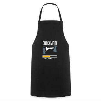 Funny Chess Player Chess Player Gift - Cooking Apron - black - Front - AI Model Male 185 dark (185cm)