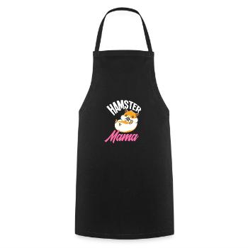 Hamster Mama Funny Hamster Gift - Cooking Apron - black - Front - AI Model Male 185 dark (185cm)