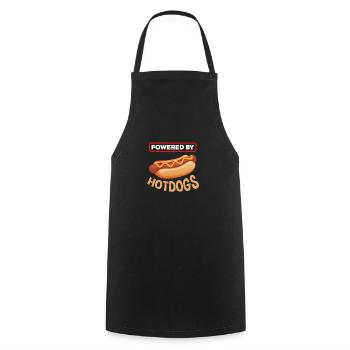 Hot Dog Hot Dogs Liebhaber Geschenk - Kochschürze - Schwarz - Vorne - AI Model Male 185 dark (185cm)