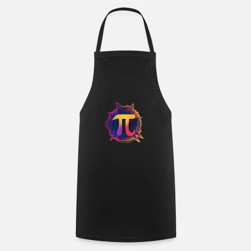 Symbole Pi - Tablier de cuisine - noir