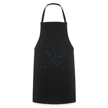 Floorball Hommes Innebandy Hockey Femmes Salibandy - Tablier de cuisine - noir - Devant - AI Model Male 185 dark (185cm)