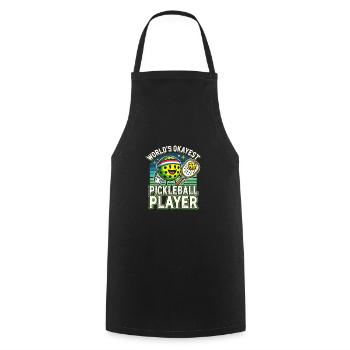 Der beste Pickleball-Spieler der Welt - Kochschürze - Schwarz - Vorne - AI Model Male 185 dark (185cm)