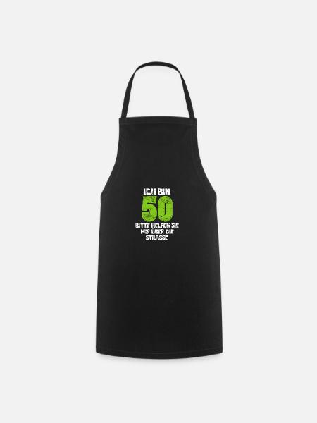 50. Geburtstag Runder Geburtstag - Kochschürze - Schwarz