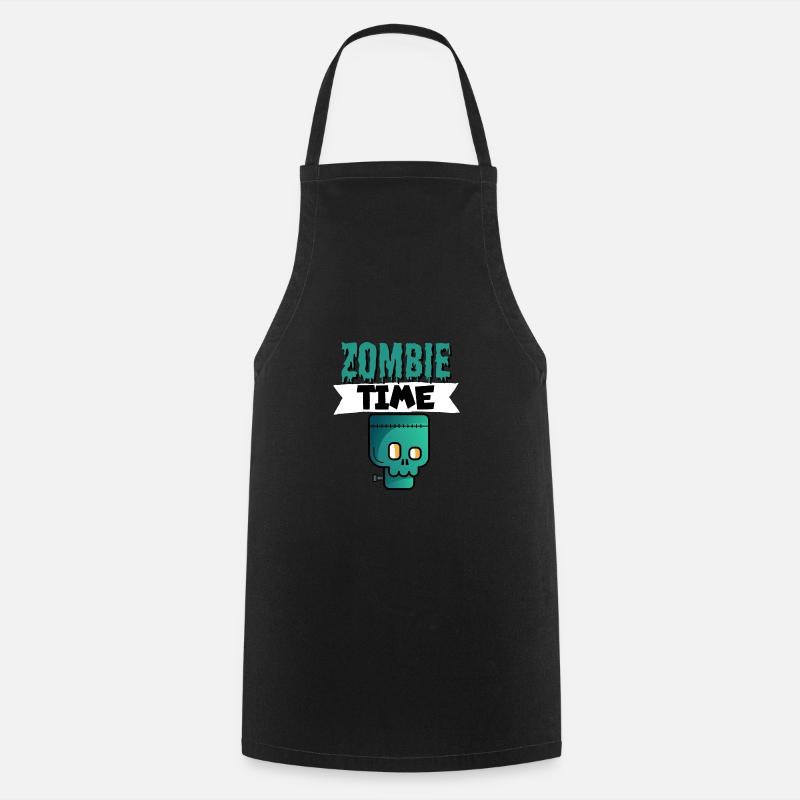 Zombie time - Cooking Apron - black