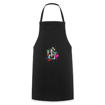 cello - Cooking Apron - black - Front - AI Model Male 185 dark (185cm)