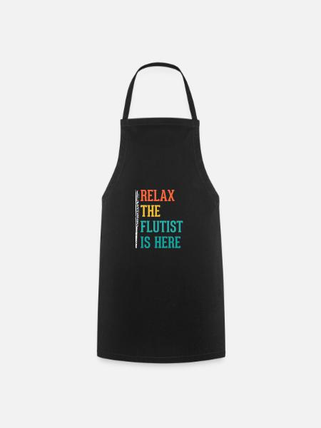flûte - Tablier de cuisine - noir