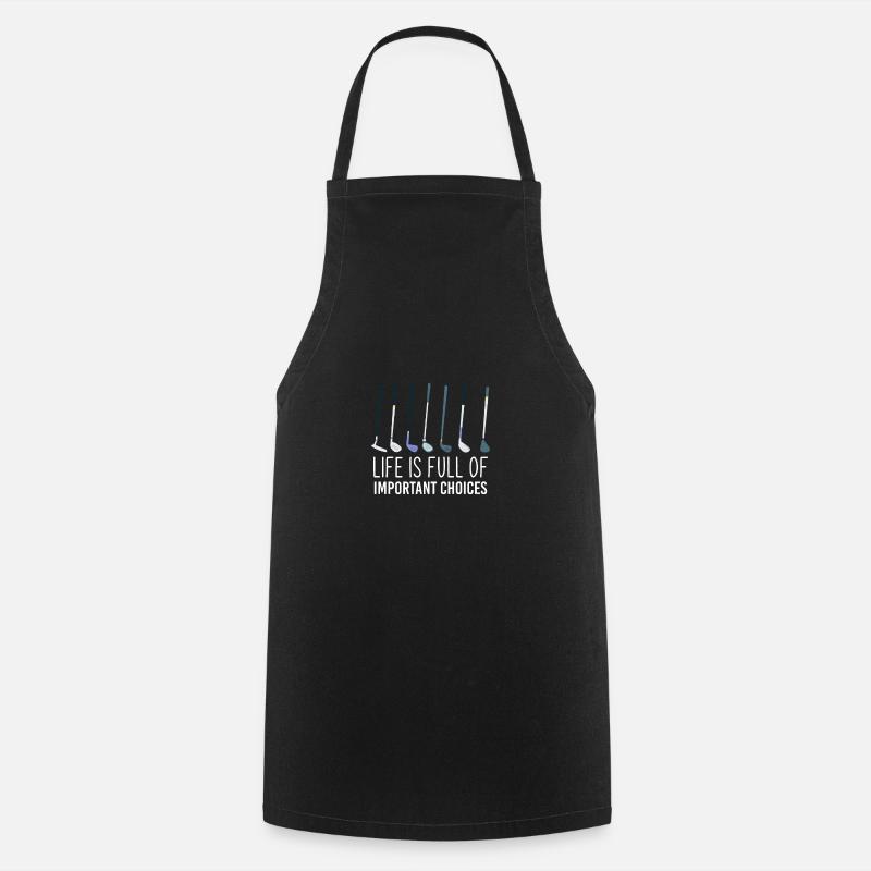 Golf golf - Tablier de cuisine - noir