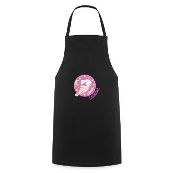 Hase Offizielles Schlafshirt Kinder Frauen - Kochschürze - Schwarz - Vorne - AI Model Male 185 dark (185cm)