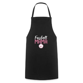 Fussball Mama Sport Spiel Mannschaftsspieler - Kochschürze - Schwarz - Vorne - AI Model Male 185 dark (185cm)