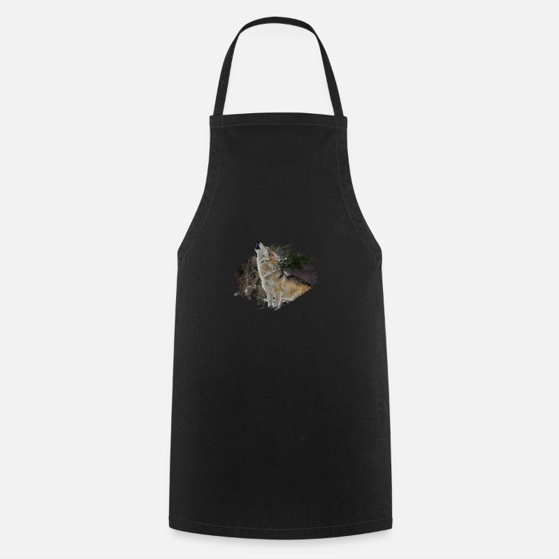 Loup - Tablier de cuisine - noir
