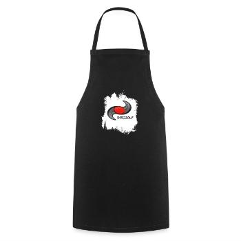 Frisbee Ultimate Frisbee DiscGolf Frisbee - Cooking Apron - black - Front - AI Model Male 185 dark (185cm)