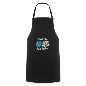 Süß wie Pan Dulce - Kochschürze - Schwarz - Vorne - AI Model Male 185 dark (185cm)