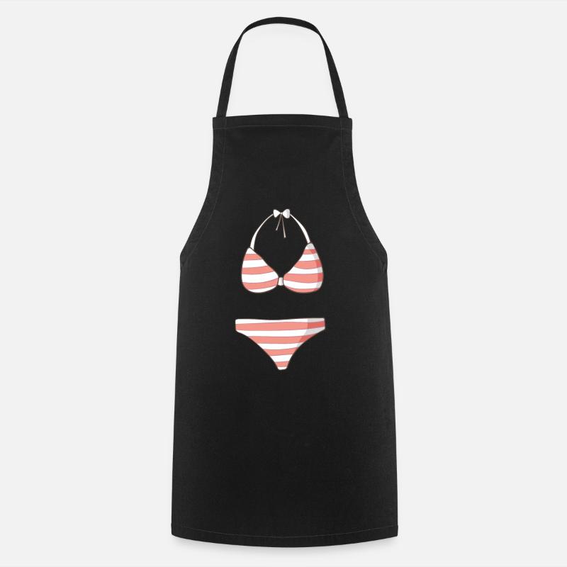 Bikini - Kochschürze - Schwarz