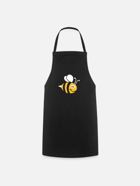 Bienchen 2C - Kochschürze - Schwarz