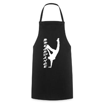 Breakdance Dance Dance Breakdancer Dancer - Cooking Apron - black - Front - AI Model Male 185 dark (185cm)