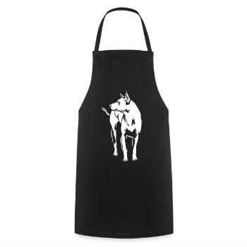 Thai Ridgeback « Black Edition » - Tablier de cuisine - noir - Devant - AI Model Male 185 dark (185cm)