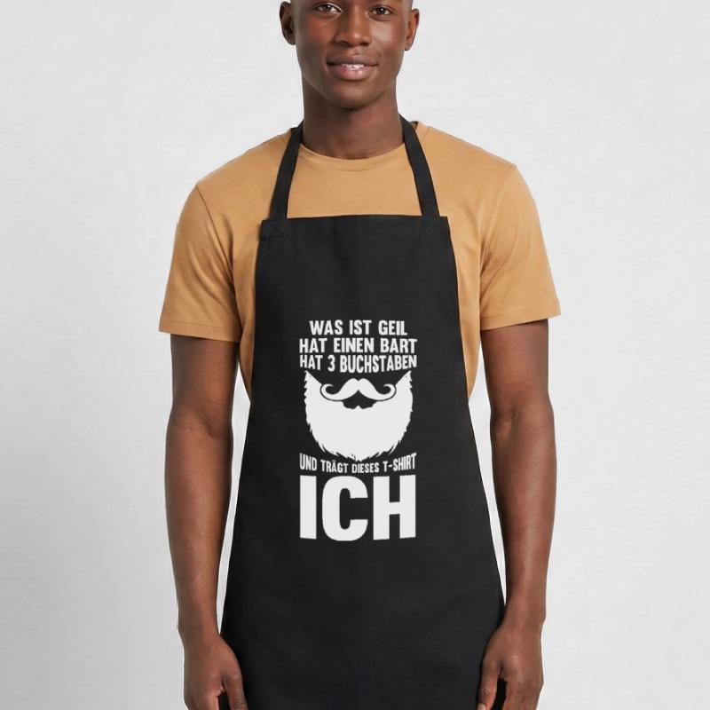 Bärtig Bartträger Schnurrbart Bart Kochschürze
