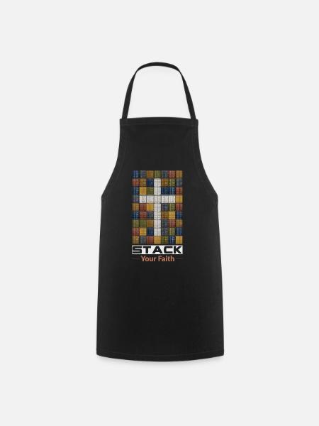 Stackez votre foi - Tablier de cuisine - noir