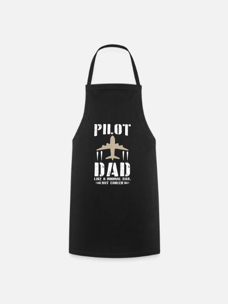 Pilot for Dad - Kochschürze - Schwarz