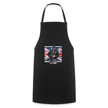 Perfect Winston - Tablier de cuisine - noir - Devant - AI Model Male 185 dark (185cm)