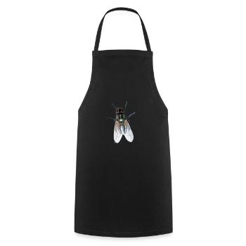 fly - Cooking Apron - black - Front - AI Model Male 185 dark (185cm)