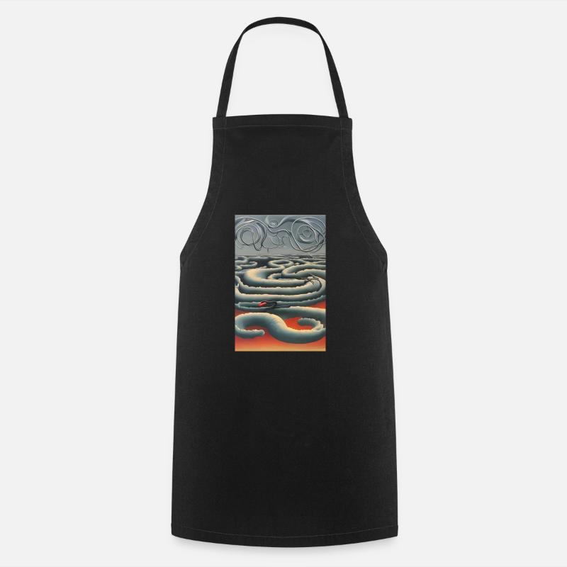 Snakes in the sky - Cooking Apron - black
