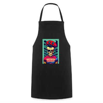 Frauen T-Shirt - Kochschürze - Schwarz - Vorne - AI Model Male 185 dark (185cm)