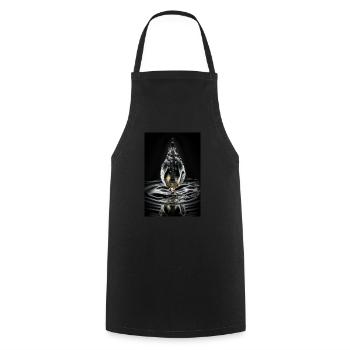 Déposer chrome 1 - Tablier de cuisine - noir - Devant - AI Model Male 185 dark (185cm)