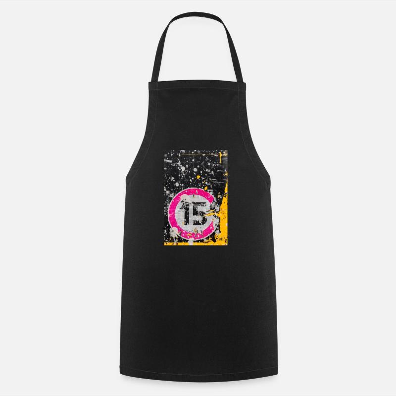 Speed limit - Cooking Apron - black