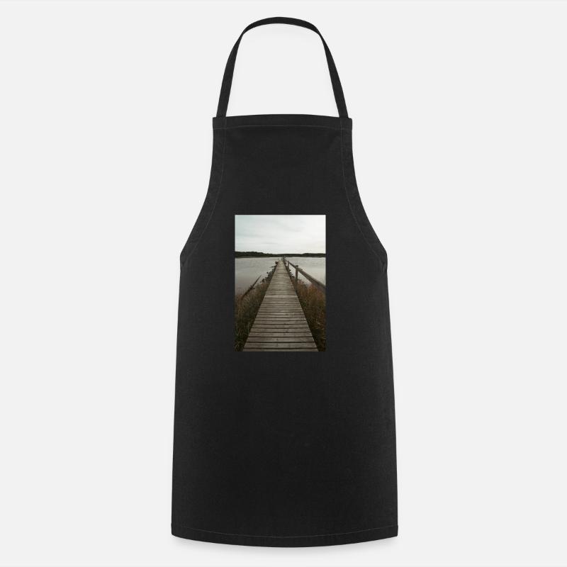 bridge - Cooking Apron - black