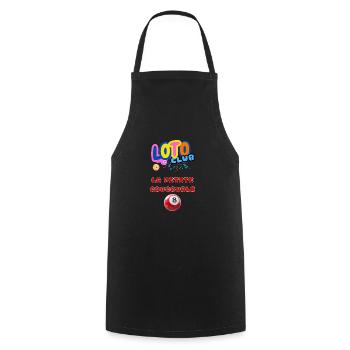 LOTO - BINGO - 8 - LA PETITE COUGOURLE - Tablier de cuisine - noir - Devant - AI Model Male 185 dark (185cm)