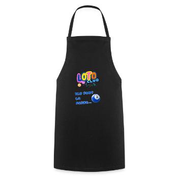 LOTO - BINGO - 2 - ILS FONT LA PAIRE - Tablier de cuisine - noir - Devant - AI Model Male 185 dark (185cm)